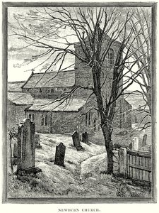 Newburn Church (gravure) door English School