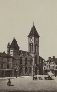Newbury: Gemeentelijke gebouwen (litho) door English School