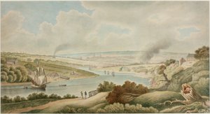 Newcastle upon Tyne vanuit het Oosten