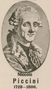Niccolo Piccini (gravure) door English School