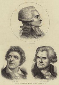 "Drieënnegentig", het Revolutionaire Triumviraat (gravure)