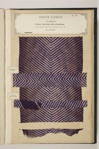 Nr. 34: Tulband, Indiase stoffen, samengesteld door John Forbes Watson door English School