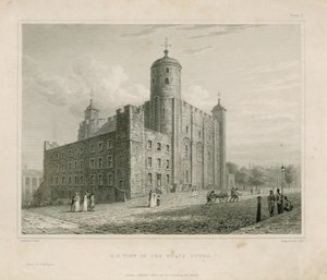Noordoostaanzicht van de Witte Toren