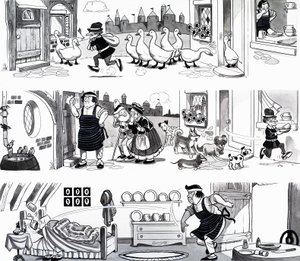 Illustratie van een Kinderliedje