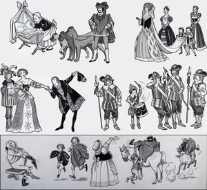 Illustratie van een kinderrijmpje door English School