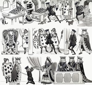 Kinderlied illustratie: Koningin van Harten door English School