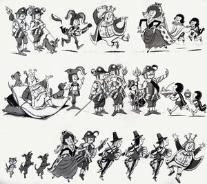Illustraties van kinderrijmpjes