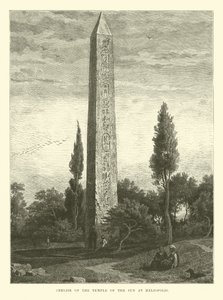Obelisk van de Tempel van de Zon in Heliopolis