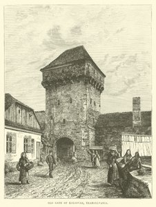 Oude poort van Kolosvar, Transsylvanië door English School