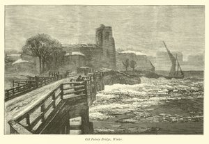 Oude Putney Brug, Winter door English School