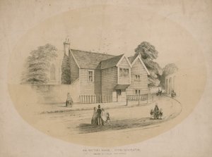 Oude Pastoriehuis in Stoke Newington door English School