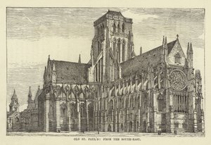 Oude St Pauls, vanaf het Zuidoosten door English School