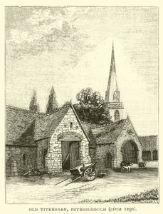 Oude Tithebarn, Peterborough, circa 1250 door English School
