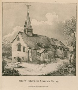 Oude Wimbledon Kerk in Surrey