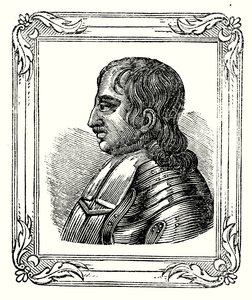 Oliver Cromwell werd geboren in 1599, werd Protector in 1653 en stierf in 1658 door English School