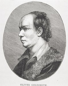 Oliver Goldsmith (1730-74) door English School