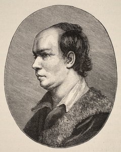 Oliver Goldsmith, illustratie uit De Kerk van Engeland: Een Geschiedenis voor het Volk door H.D.M. Spence-Jones door English School