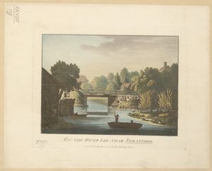 Op de rivier de Lee nabij Stratford door English School