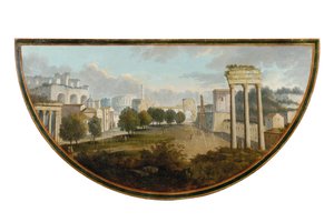 Een van een paar George III theetafels, mogelijk Iers