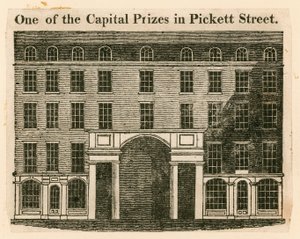 Een van de Hoofdprijzen in Pickett Street, Temple Bar, Londen door English School