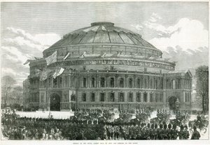 Opening van de Royal Albert Hall door koningin Victoria