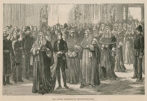 Opening van de Koninklijke Hoven van Justitie: Afscheid van de rechters van Westminster Hall