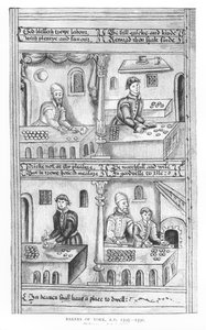 Verordening van de bakkers van York, 1595-96 door English School
