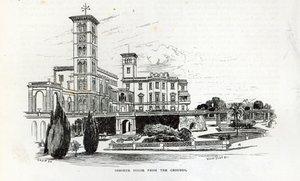 Osborne House vanuit de Tuinen, uit 