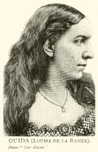 Ouida, Louisa de la Ramee (gravure) door English School