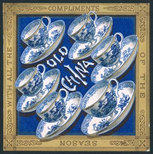 Oude China, Kerstkaart door English School