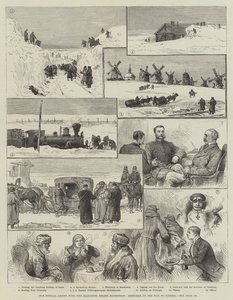 Onze speciale kunstenaar met de Jeannette Relief Expedition, schetsen op weg naar Siberië door English School