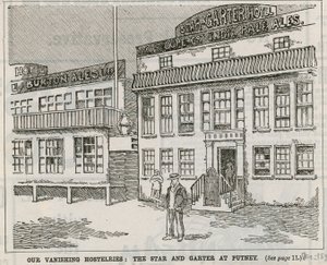 Onze verdwijnende herbergen: The Star and Garter in Putney door English School