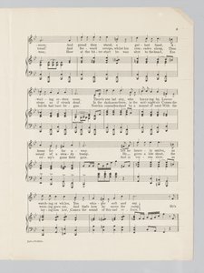 Pagina 3 van een muziekpartituur voor het lied Just a Soldier