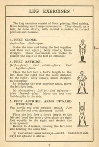 Pagina uit Swedish Drill Illustrated, ca 1920 (litho)