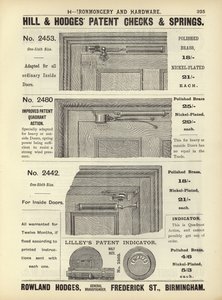 Pagina uit The Architects, Surveyors and Engineers Compendium 1892 door English School