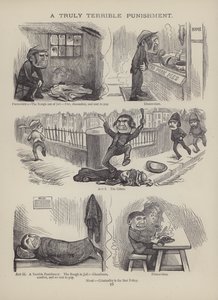 Pagina uit The British Working Man or One Who Does Not Believe In Him (gravure) door English School