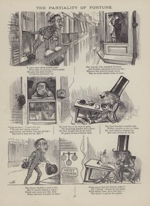 Pagina uit The British Working Man or One Who Does Not Believe In Him (gravure) door English School