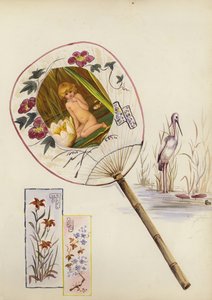 Pagina uit laat Victoriaans plakboek