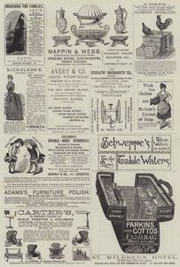 Pagina met advertenties door English School