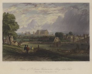 Paleis van St. James, Westminster Abbey en Hall, Londen door English School