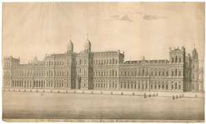 Paleis van Whitehall door English School