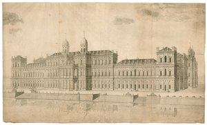 Paleis van Whitehall door English School