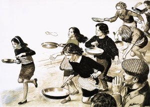 Pannenkoekenrace door English School