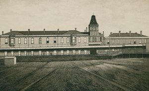 Parkestone Station (litho) door English School