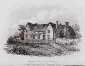 Pastoriehuis, Coxwold, Yorkshire, de residentie van dominee Laurence Sterne door English School
