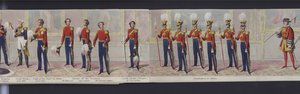 Deel van het panorama van het huwelijk van koningin Victoria, ca. 1840 door English School