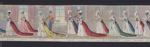 Deel van het panorama van het huwelijk van koningin Victoria, ca. 1840