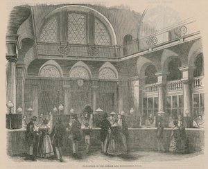Betaalkantoor van de London and Westminster Bank door English School