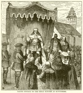 Eerbetoon aan de Grote Keurvorst in Koningsbergen door English School