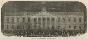 Vredesverlichtingen bij East India House door English School